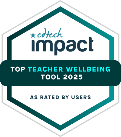 Award: Top Teacher Wellbeing Tool 2025.